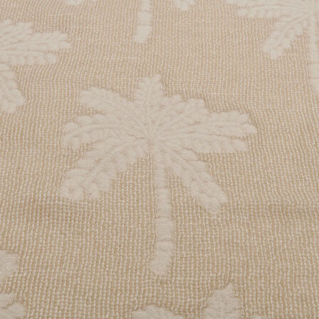 Soft Palm Peştamal - Bej - 90x160 cm