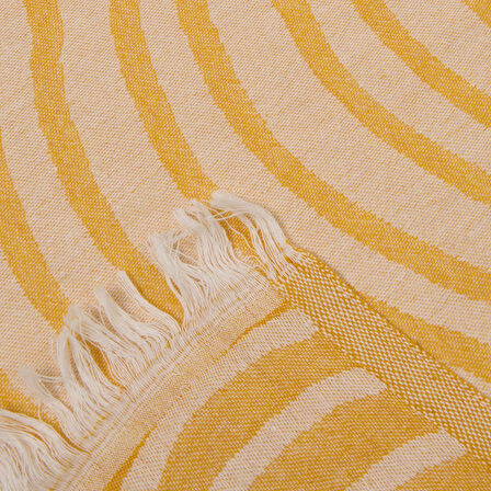 Soft Sun Madness Peştamal - Ekru - 90x160 cm