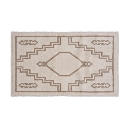 Soft Klas 2'li Banyo Paspası - Ekru / Bej - 60x100 cm + 50x60 cm