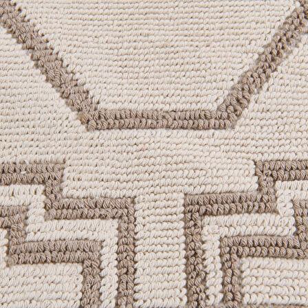 Soft Klas 2'li Banyo Paspası - Ekru / Bej - 60x100 cm + 50x60 cm