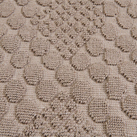 Soft Kağan 2'li Banyo Paspası - Bej - 60x100 cm + 50x60 cm