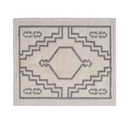 Soft Klas 2'li Banyo Paspası - Ekru / Gri - 60x100 cm + 50x60 cm