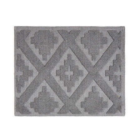 Soft Nil 2'li Banyo Paspası - Gri - 60x100 cm + 50x60 cm