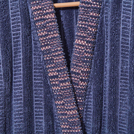 Soft Sun Madness Unisex Bornoz - Mavi - L/XL