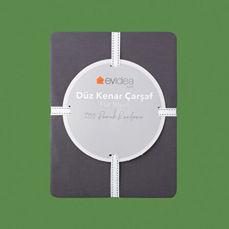 Soft Basic Tek Kişilik Düz Kenar Çarşaf - Antrasit - 160x240 cm