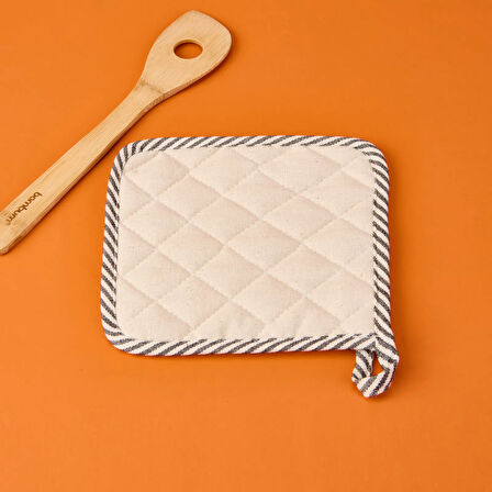 Soft Nemo Mutfak Tutacağı - Ekru - 20x20 cm
