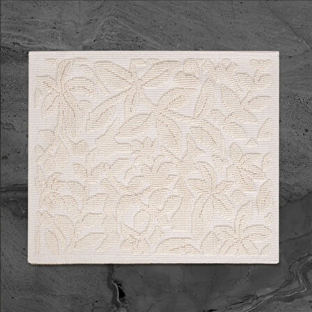 Soft Barg 2'li Banyo Paspası - Ekru - 60x100 cm + 50x60 cm