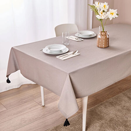 Soft Anthracite Masa Örtüsü - Gri - 140x220 cm