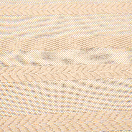 Soft Siena Püsküllü Runner - Bej - 50x130 cm