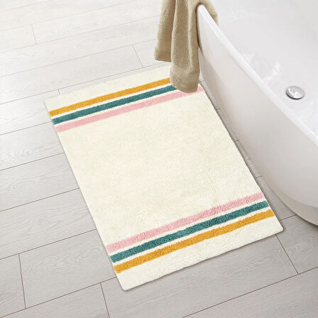 Soft Sofia Banyo Paspası - Beyaz - 60x100 cm
