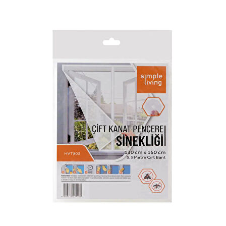 Living Çift Kanat Pencere Sinekliği