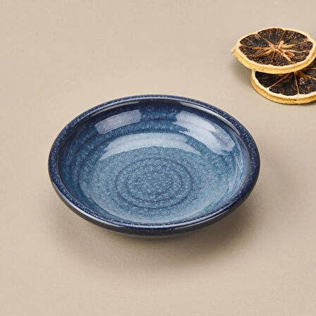 Zest Çukur Tabak - Mavi - 13 cm