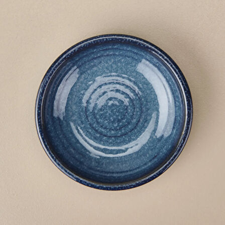 Zest Çukur Tabak - Mavi - 13 cm