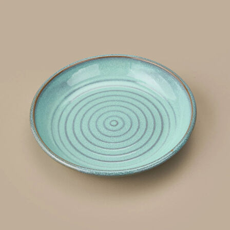 Zest Çukur Tabak - Yeşil - 21 cm