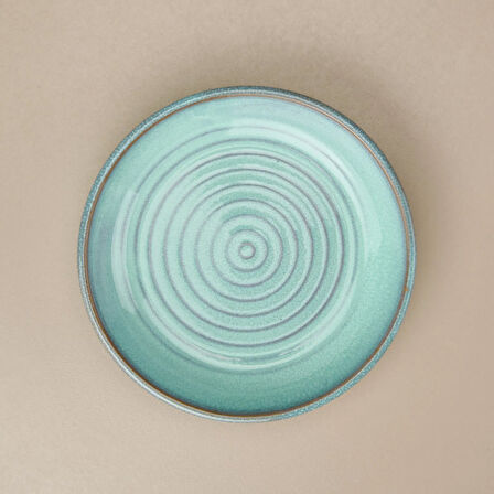 Zest Çukur Tabak - Yeşil - 21 cm