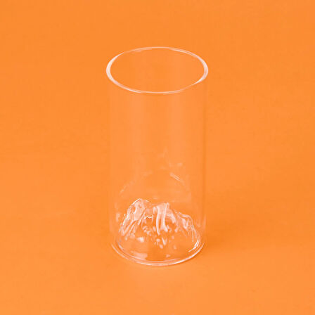 Star Dağlı Borosilikat Cam Bardak - Şeffaf - 300 ml