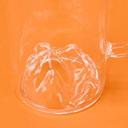 Star Borosilikat Dağlı Kulplu Bardak - Şeffaf - 300 ml