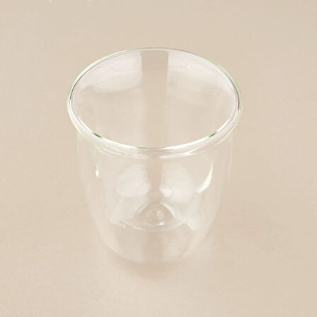 Double Wall 2'li Bardak - Şeffaf - 200 ml