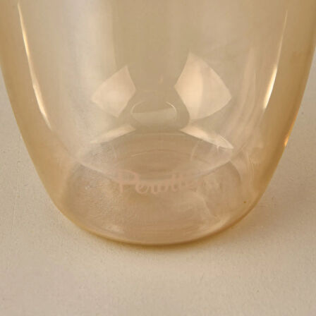 Çift Cidarlı Latte Bardağı - Amber - 450 ml