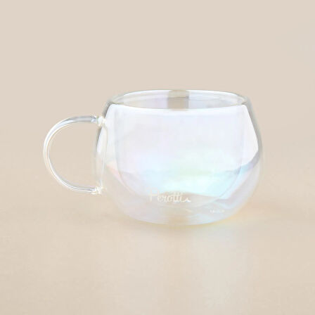 Çift Cidarlı Kupa - Şeffaf - 280 ml