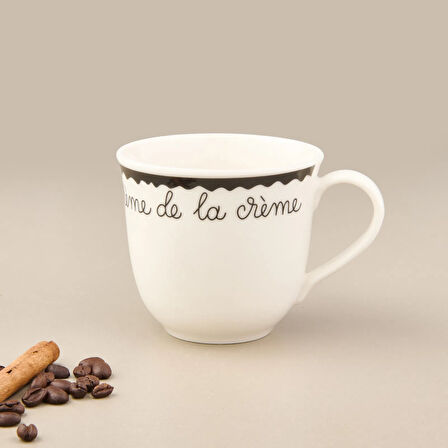 Kitchen Crema De La Cream Porselen Kupa - Renkli - 290 ml