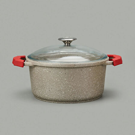 Döküm Tencere - Siyah - 24 cm