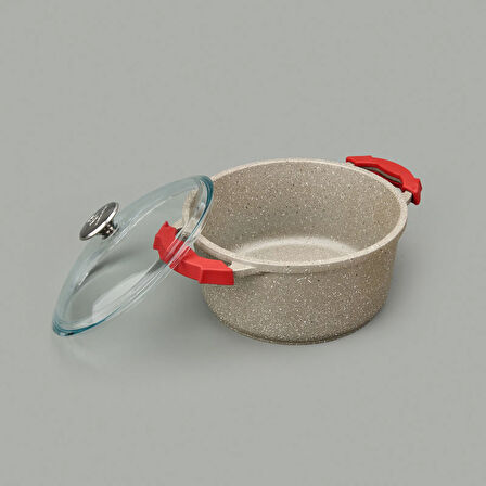 Döküm Tencere - Siyah - 24 cm