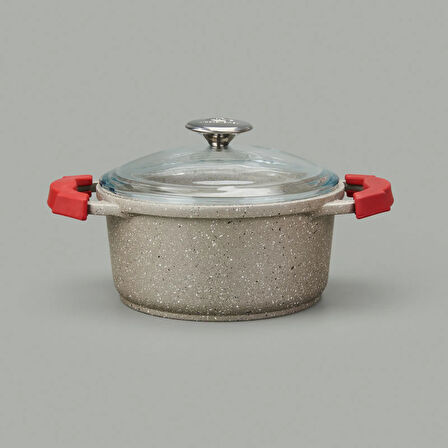 Döküm Tencere - Siyah - 20 cm