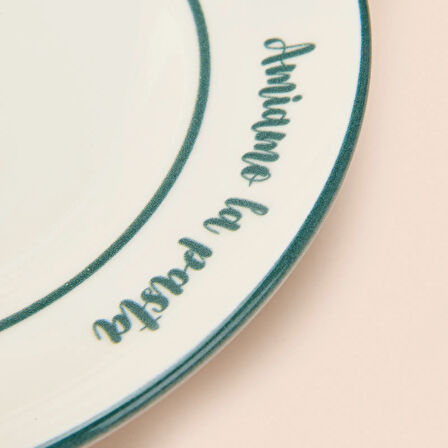 Kitchen Amiamo La Pasta Makarna Tabağı - Beyaz - 27 cm