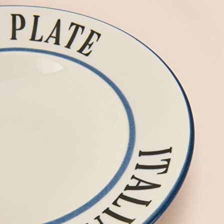 Kitchen Italian Flavors Makarna Tabağı - Beyaz - 27 cm