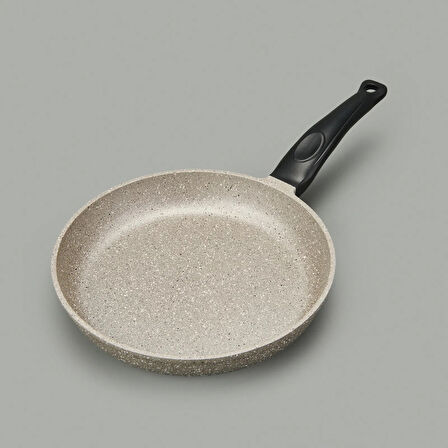 Döküm Tava - Bej / Siyah - 26 cm