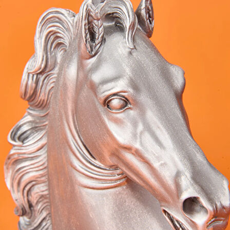 Deco Horse Dekor - Gümüş - 20 cm