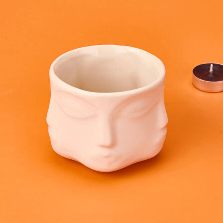 Deco Soil Dekor - Krem - 8 cm