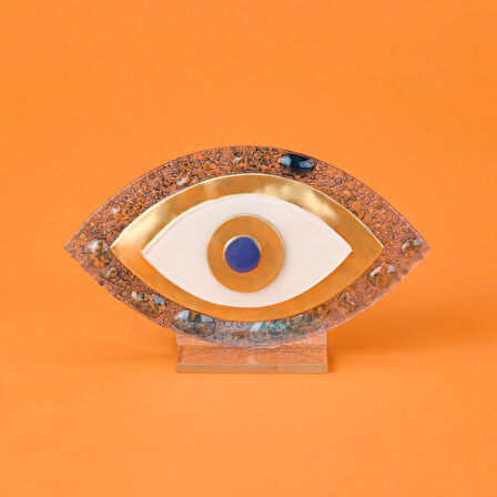 Deco Mai Cam Dekor - Mavi - 15 cm