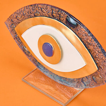 Deco Mai Cam Dekor - Mavi - 15 cm