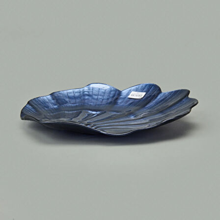 Deco Shell Dekoratif Tabak - Lacivert - 30 cm
