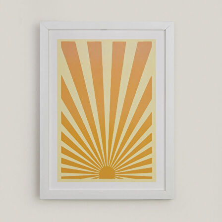 Deco Sun Madness Duvar Panosu - Renkli - 30x40 cm