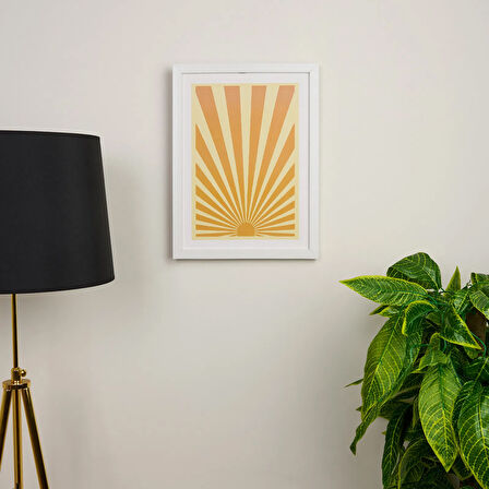 Deco Sun Madness Duvar Panosu - Renkli - 30x40 cm