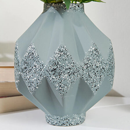 Deco Anitta Vazo - Gri - 24 cm