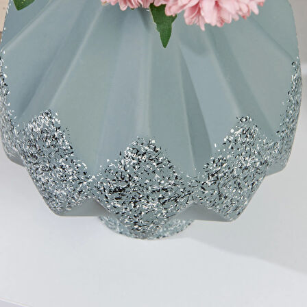 Deco Anitta Vazo - Gri - 24 cm