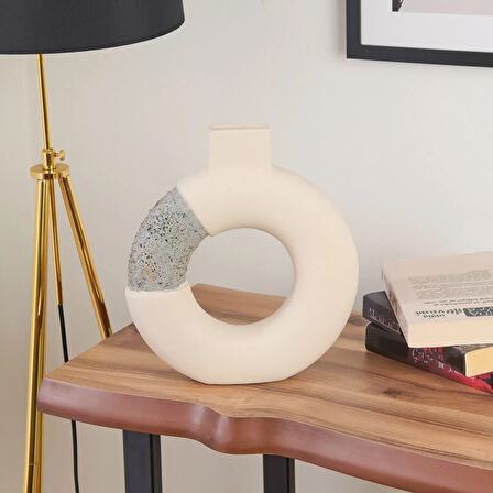 Deco Velmora Dekor - Krem - 30 cm