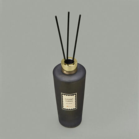 Deco Elegant Curves Çubuklu Oda Kokusu - Siyah - 200 ml