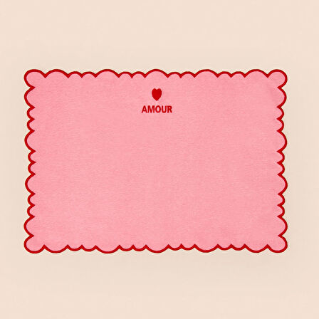 Soft Amore Amerikan Servis - Pembe - 30x50 cm