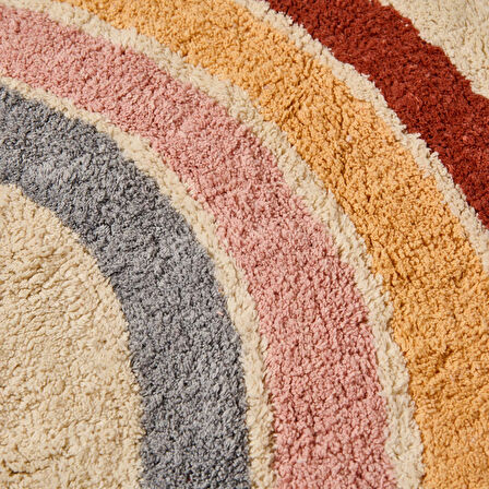 Soft Tufting Banyo Paspası - Renkli - 60x90 cm