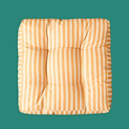 Soft Liv Yer Minderi - Sarı - 50x50x14 cm