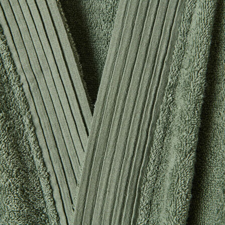 Soft Premium Unisex Bornoz - Haki - S / M