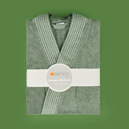 Soft Premium Unisex Bornoz - Haki - S / M