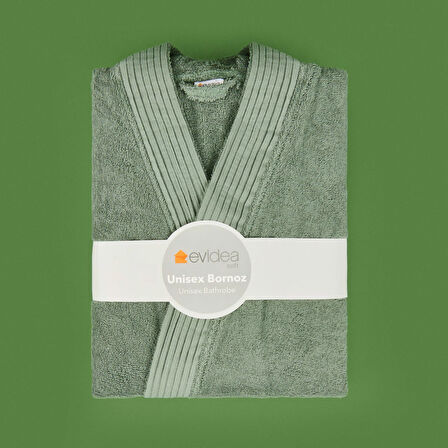 Soft Premium Unisex Bornoz - Haki - L / XL