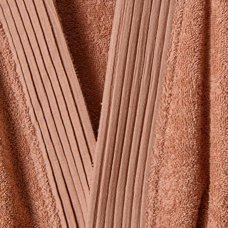 Soft Premium Unisex Bornoz - Gülkurusu - L / XL