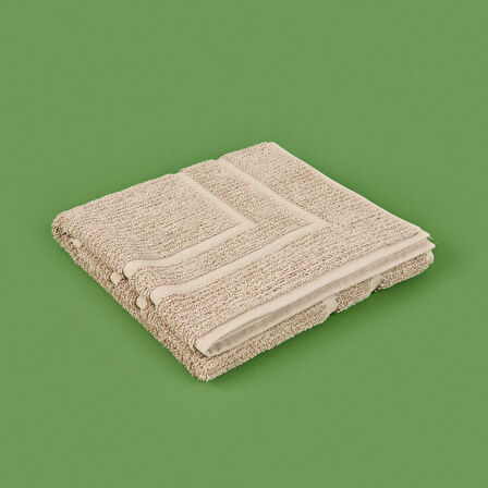 Soft Premium Ayak Havlusu - Bej - 50x70 cm